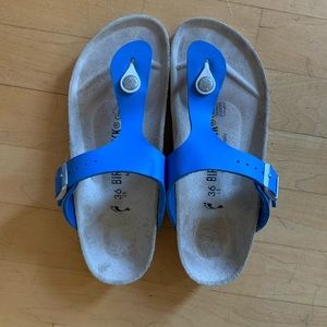 Blue Birkenstock’s